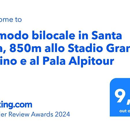 Comodo Bilocale In Santa Rita, 850M Allo Stadio Grande Torino E All'Inalpi Arena Extérieur photo